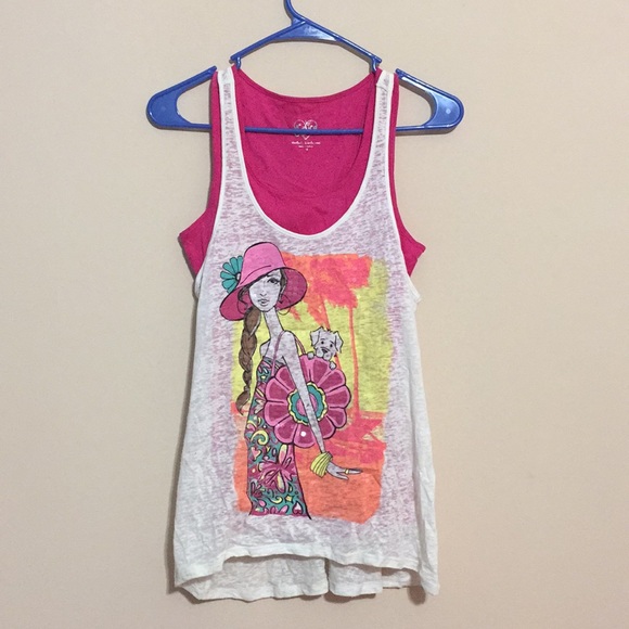 Dual Layered Flowy Summer Tank - Picture 1 of 1